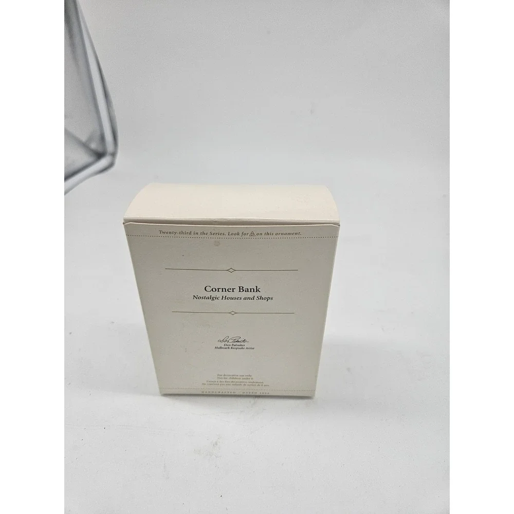 Hallmark Keepsake Series Edition Nostalgic Houses and Shops 'Corner Bank' (2006)
